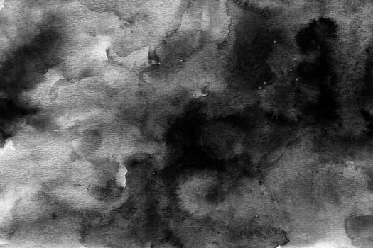 Black and white monochrome watercolor texture