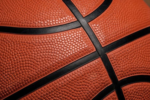 Close up photo of new shiny .basketball ball