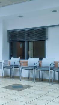 office space chairs window hall room. High quality photo
