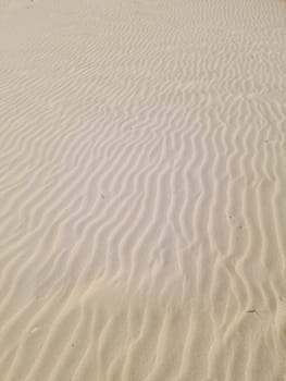 A mesmerizing scene on a Texel, Netherlands sand dune as waves peacefully wash over its slopes.