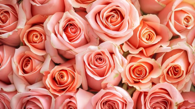 Mother's Day: beautiful pink roses as a background, valentine's day