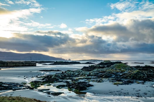 The coastline at Rossbeg in County Donegal during winter - Ireland.