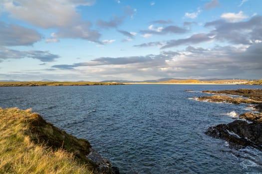 Portnoo seen from the harbour in County Donegal, Ireland