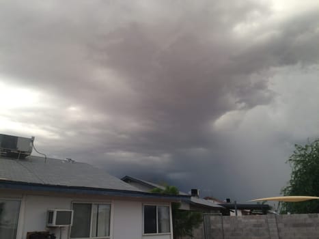 Summer Storm Clouds, Monsoon Season in Apache Junction, Arizona. High quality photo