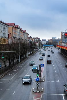 18.02.2024 - Minsk, Belarus: Nemiga street, Minsk city, Capital of the Republic of Belarus.