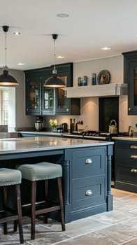 Bespoke kitchen design, country house and cottage interior design, English countryside style renovation and home decor idea