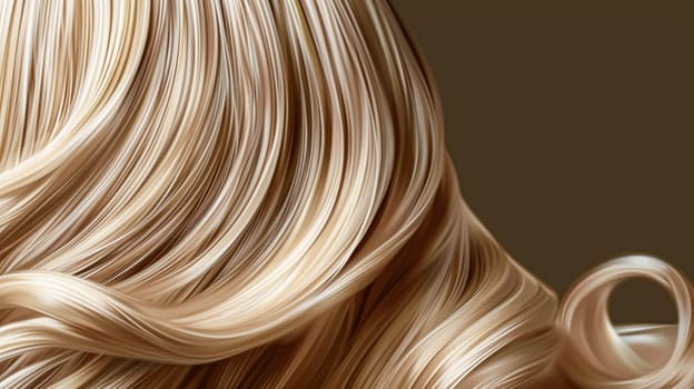 Hairstyle, beauty and hair care, long blonde healthy hair texture background for haircare shampoo, hair extensions and hair salon