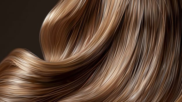 Hairstyle, beauty and hair care, long light brown healthy hair texture background for haircare shampoo, hair extensions and hair salon