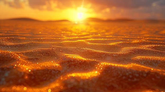 Warm desert sand patterns at sunset, perfect for natural and abstract backgrounds.