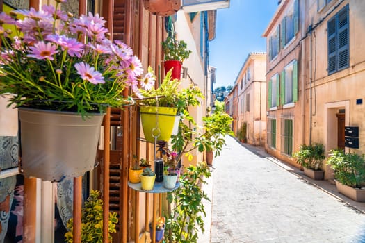 Town of Cassis on French riviera colorful alley view, southern France