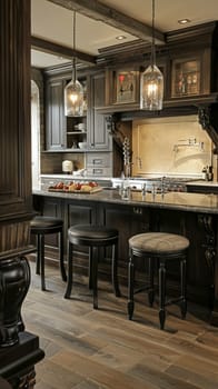 Bespoke kitchen design, country house and cottage interior design, English countryside style renovation and home decor idea