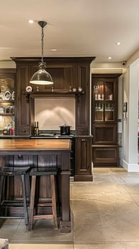 Bespoke kitchen design, country house and cottage interior design, English countryside style renovation and home decor idea