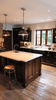 Bespoke kitchen design, country house and cottage interior design, English countryside style renovation and home decor idea