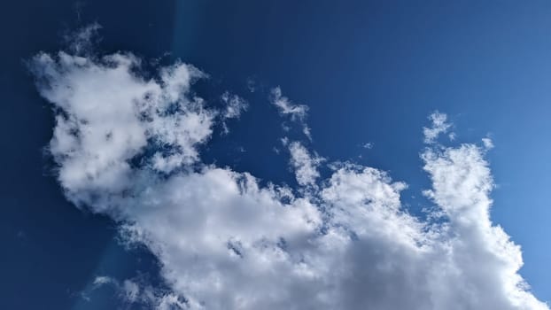 blue sky and clouds background.