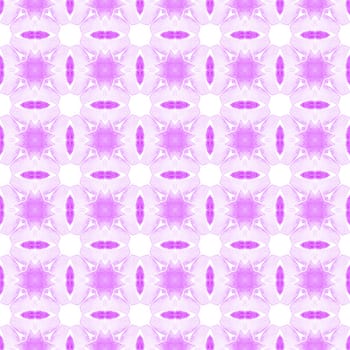 Green geometric chevron watercolor border. Purple delightful boho chic summer design. Textile ready beauteous print, swimwear fabric, wallpaper, wrapping. Chevron watercolor pattern.