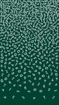 Flying latin letters. Colorful childish scattered charachters of English alphabet. Foreign languages study concept. Back to school banner .