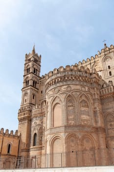 The Primatial Metropolitan Cathedral Basilica of the Holy Virgin Mary of the Assumption, known as the Cathedral of Palermo, Sicily, Italy