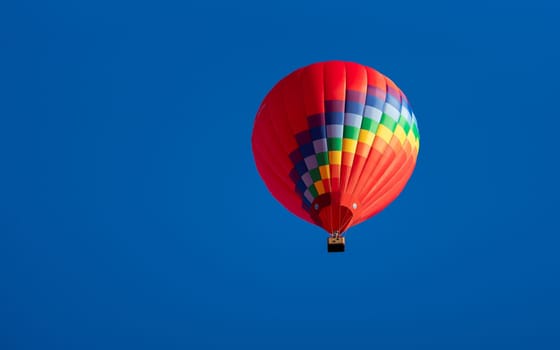 hot air balloon isolated on white background. High quality photo