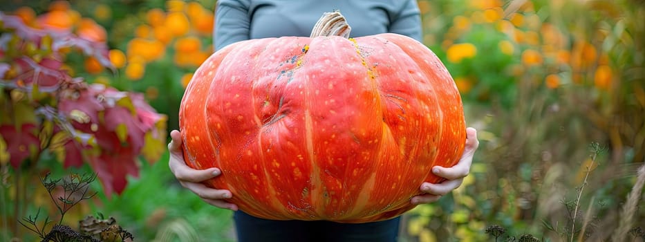 Harvest in the hands of a woman in the garden. Selective focus. nature.