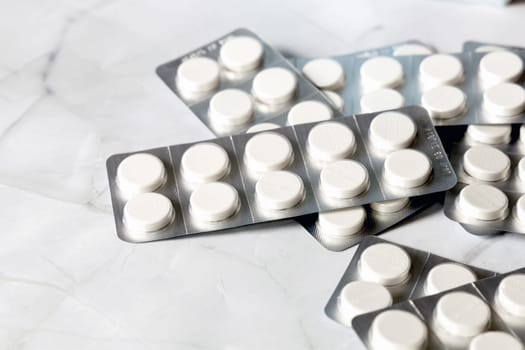 Gaviscon - pack of pills for stomach problems and heartburn. Denmark - August 2023.