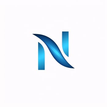 Graphic alphabet letters: Letter N Logo Design Template. Creative Letter N Icon Vector Illustration