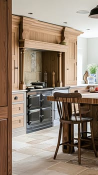 Bespoke kitchen design, country house and cottage interior design, English countryside style renovation and home decor idea