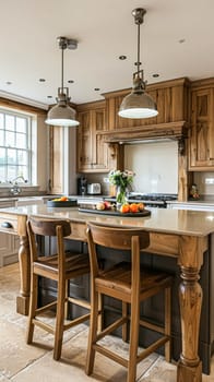 Bespoke kitchen design, country house and cottage interior design, English countryside style renovation and home decor idea