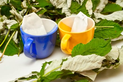 a hot drink made by infusing the dried crushed leaves of the tea plant in boiling water