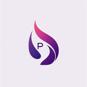 Graphic alphabet letters: Letter P logo icon design template elements. Suitable for any application or corporate identity.