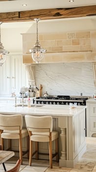 Bespoke kitchen design, country house and cottage interior design, English countryside style renovation and home decor idea