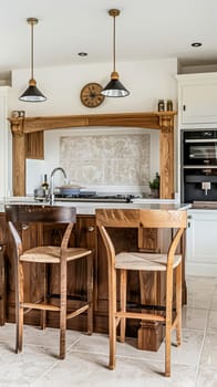 Bespoke kitchen design, country house and cottage interior design, English countryside style renovation and home decor idea