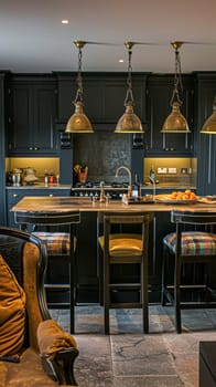 Bespoke kitchen design, country house and cottage interior design, English countryside style renovation and home decor idea