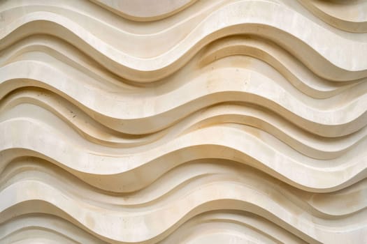 Abstract curved wall texture pattern for modern architecture design elements in urban city environment
