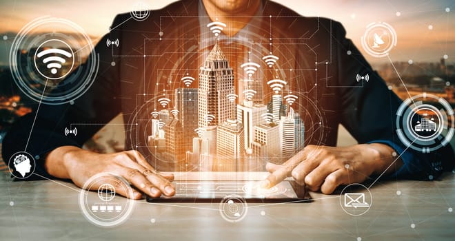 5G Communication Technology Wireless Internet Network for Global Business Growth, Social Media, Digital E-commerce and Entertainment Home Use. uds