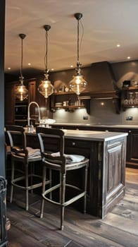 Bespoke kitchen design, country house and cottage interior design, English countryside style renovation and home decor idea