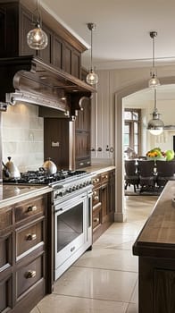 Bespoke kitchen design, country house and cottage interior design, English countryside style renovation and home decor idea