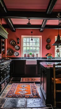 Bespoke kitchen design, country house and cottage interior design, English countryside style renovation and home decor idea