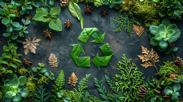 Background texture of leaves. Background of green leaves. Sustainability and environmental friendliness.