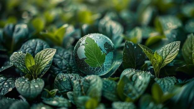 Background texture of leaves. Background of green leaves. Sustainability and environmental friendliness.