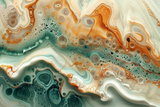 A background depicting a powerful multicolored wave of water. Wavy colored texture.