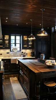 Bespoke kitchen design, country house and cottage interior design, English countryside style renovation and home decor idea