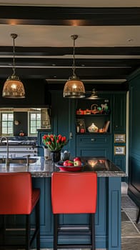 Bespoke kitchen design, country house and cottage interior design, English countryside style renovation and home decor idea