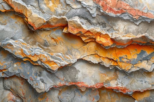 The surface of layered stone. Textures and patterns of stone . Abstract stone background.