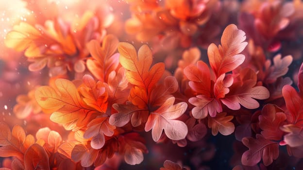 Autumn leaves background, environment background and desktop wallpaper.