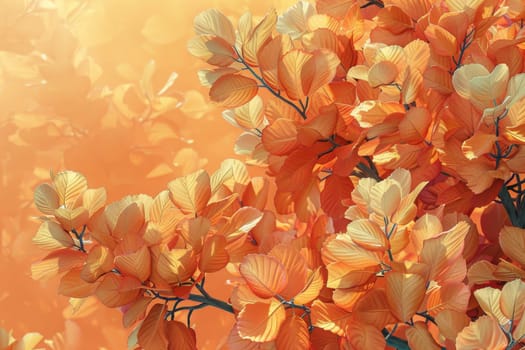 Autumn leaves background, environment background and desktop wallpaper.