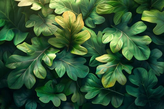 Green Leaf background, Environmental background and Desktop wallpaper.