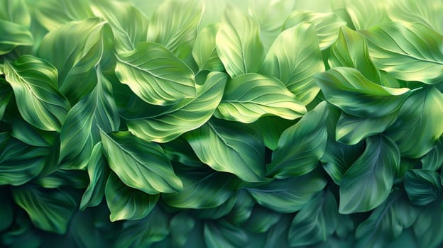 Green Leaf background, Environmental background and Desktop wallpaper.