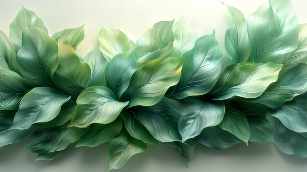 Green Leaf background, Environmental background and Desktop wallpaper.