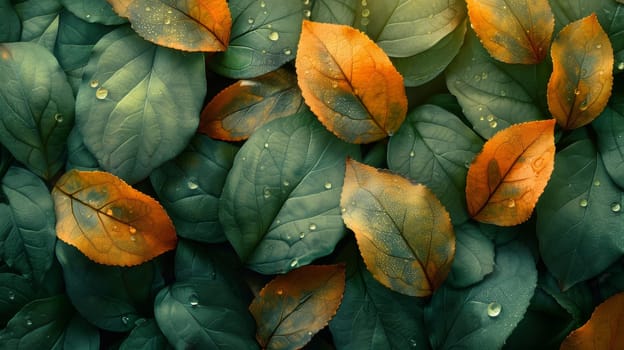 Green Leaf background, Environmental background and Desktop wallpaper.