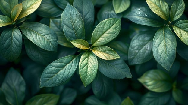 Green Leaf background, Environmental background and Desktop wallpaper.